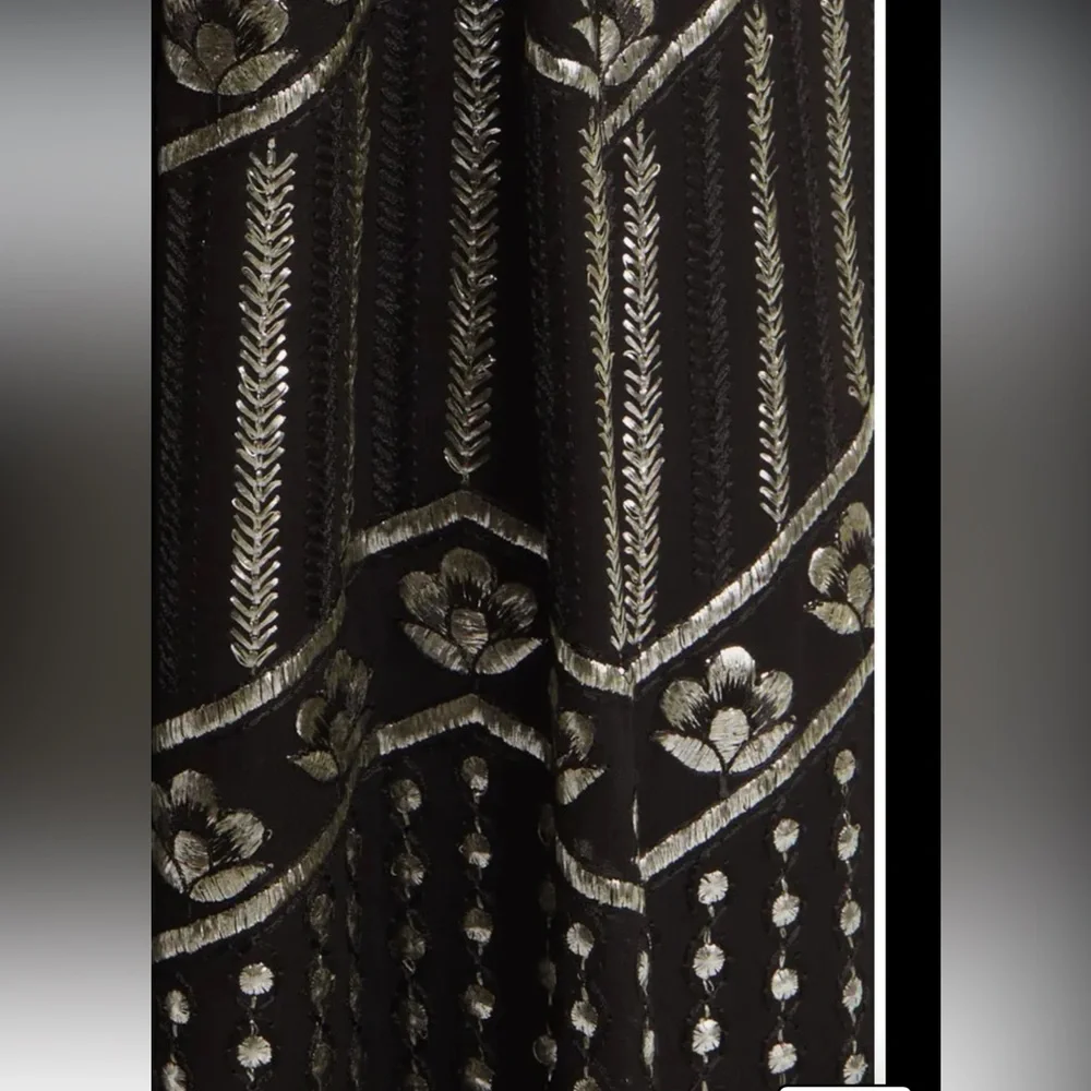 Sani Black and Silver Anarkali - Picture 3 of 14